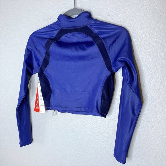 Good American The Power Crop Top Navy 2/M - Picture 8 of 10